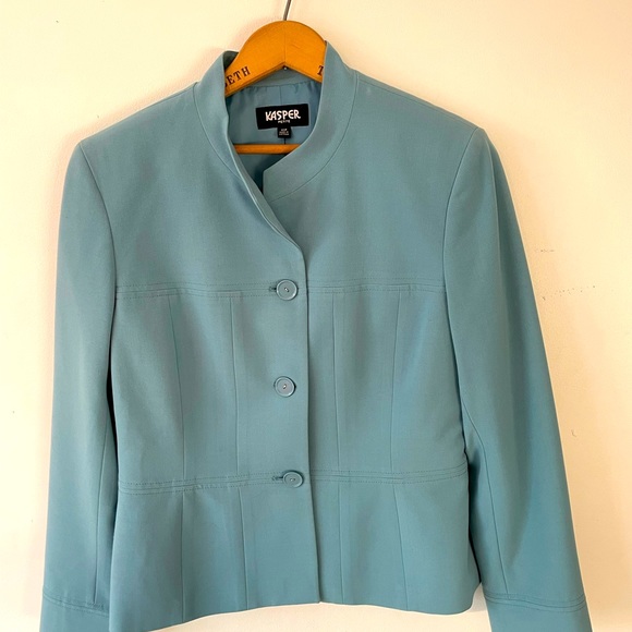 Blue blazer by Kasper - Picture 8 of 9
